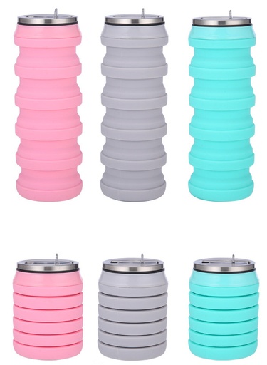 Solid color silicone cup